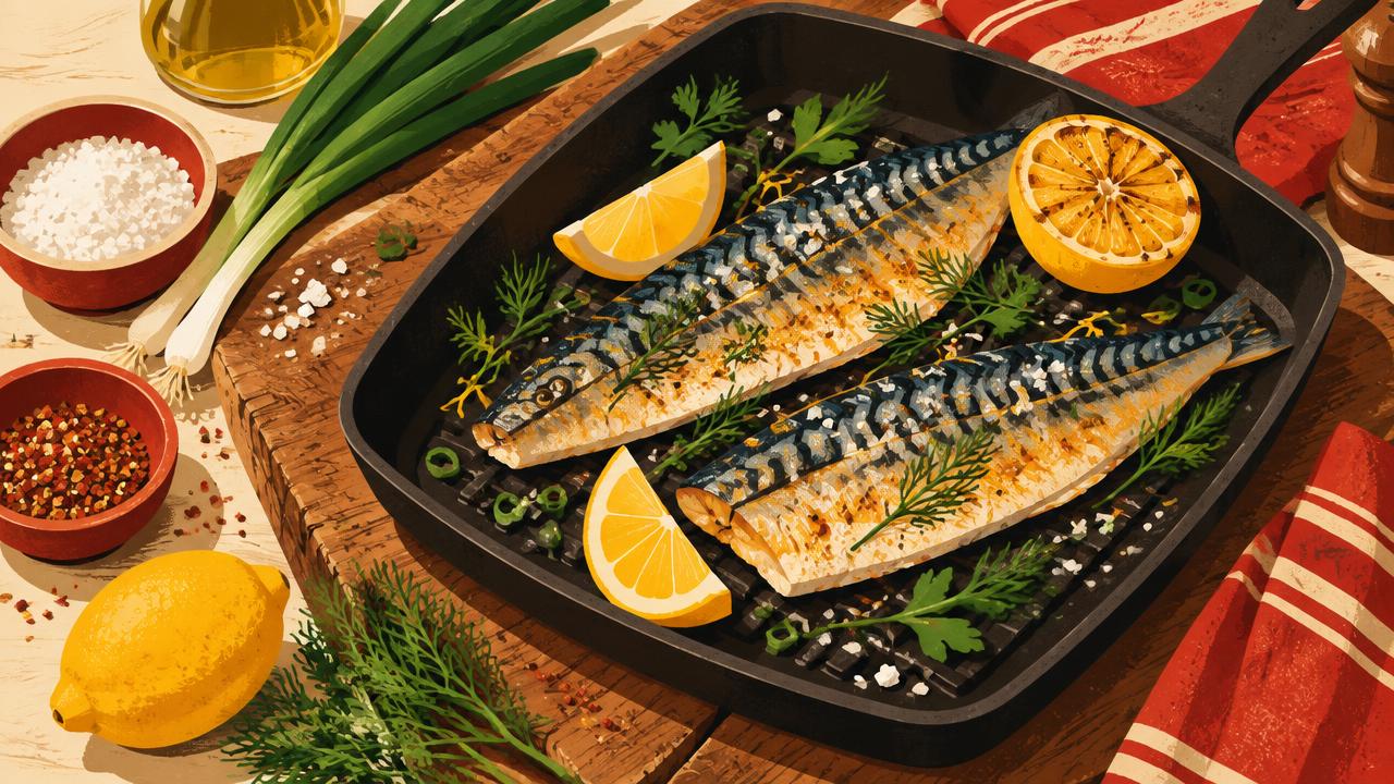 Cooking Frozen Salted Mackerel