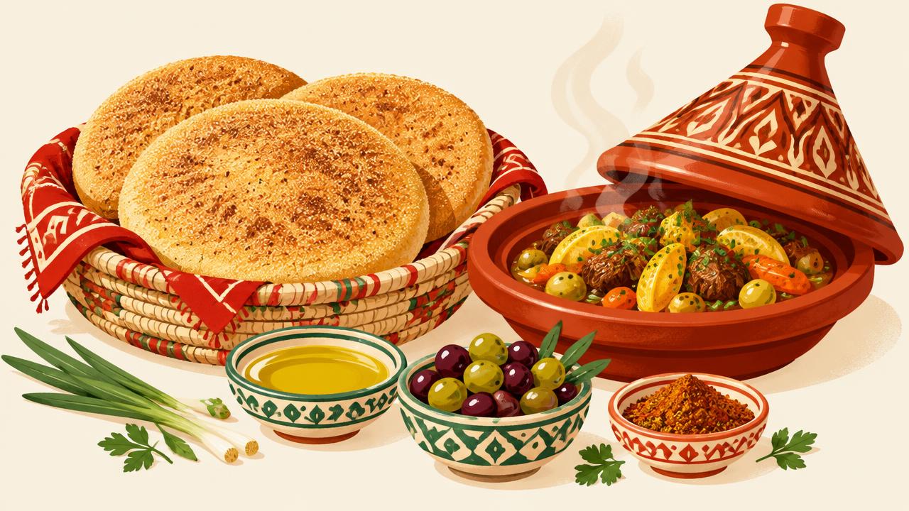 What Kind of Bread Do I Serve with Moroccan Food?