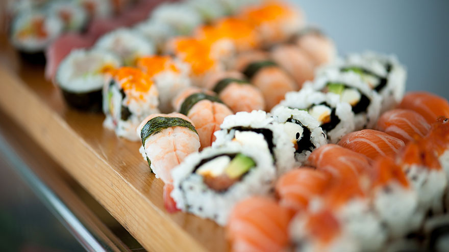 Sushi Dinner Party Selecting Ingredients